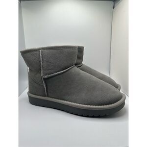 CUSHIONAIRE Women’s Cozy Boot 10 GRAY
